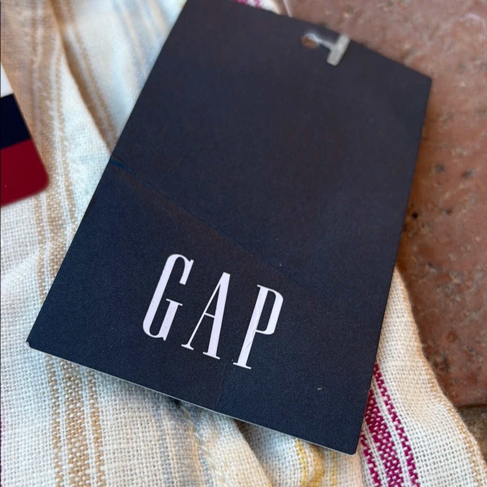 NWT GAP High Waist XL Shorts in Linen/Rayon blend Cream w/ Stripes. Summer cool! - Picture 13 of 16